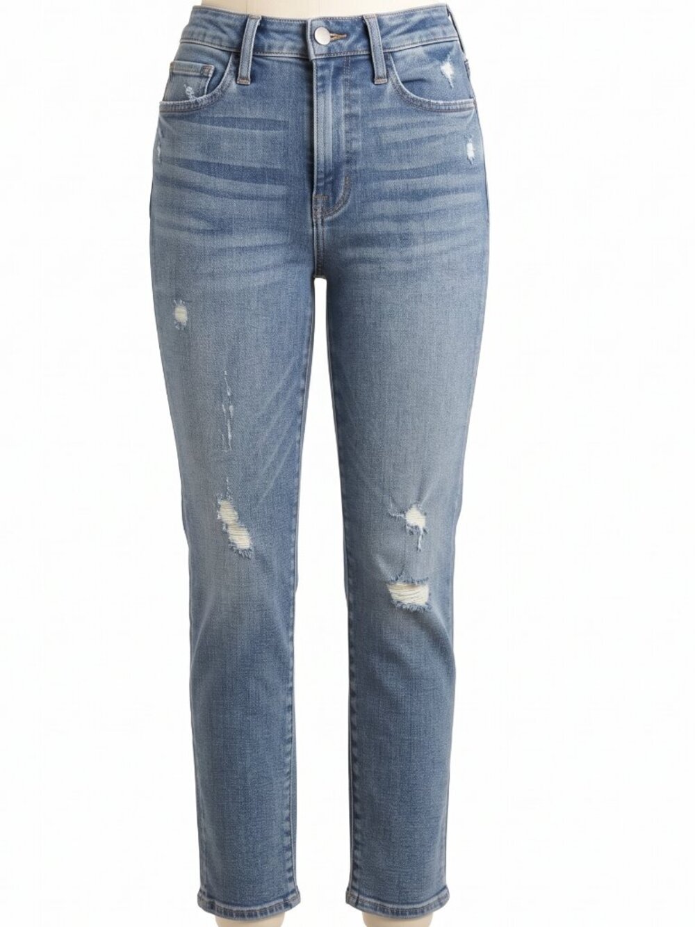 PAIGE Hoxton Ankle High Rise Distressed Skinny Jeans Size 27